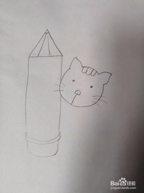 吃瓜小猫的画法视频,轻松绘制萌态十足的小猫咪